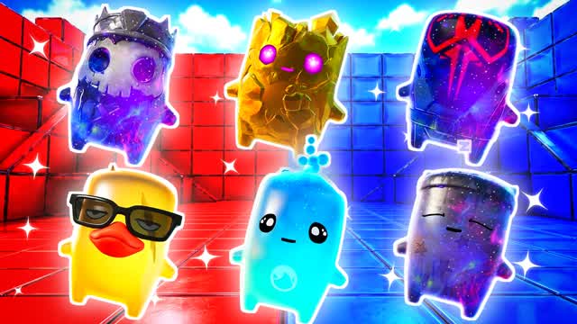 RED VS BLUE MOVING SIGHTS 🔴🔵 — Fortnite Creative map
