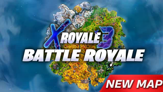 Battle Royale: X Royale 3 — Fortnite Creative map cover art