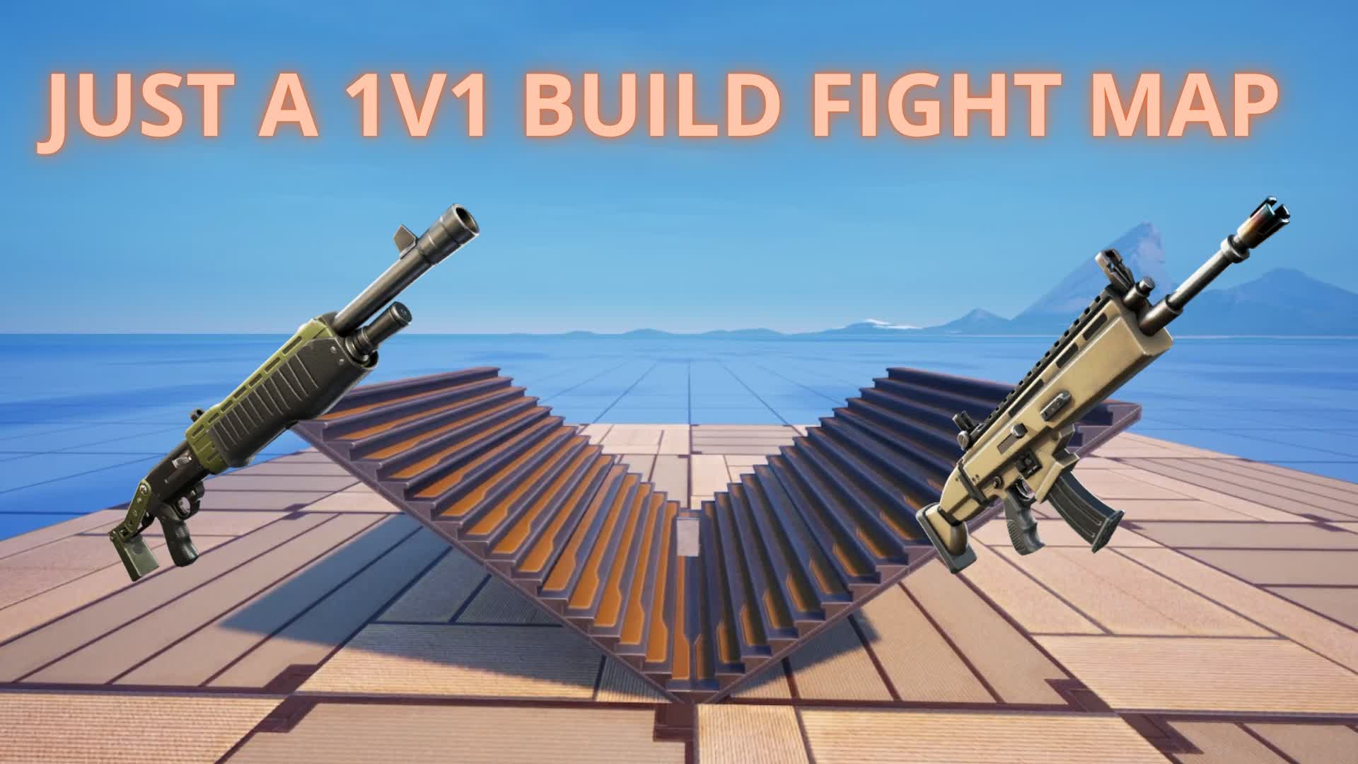just a 1v1 build fight map — Fortnite Creative map