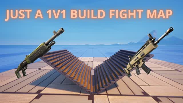 just a 1v1 build fight map — Fortnite Creative map
