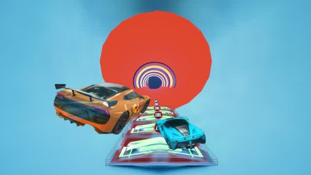 ⭕SATISFYING TUBE RACE⭕ — Fortnite Creative map cover art