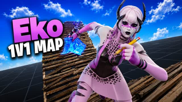 Eko 1v1 Build Fights (200 Pumps) — Fortnite Creative map