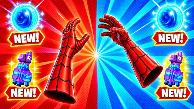 RED VS BLUE SUPER BATTLE🔴🔵UNREAL — Fortnite Creative map
