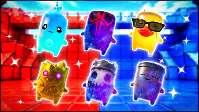 IRON NERVE RED VS BLUE 🔴🔵 — Fortnite Creative map cover art