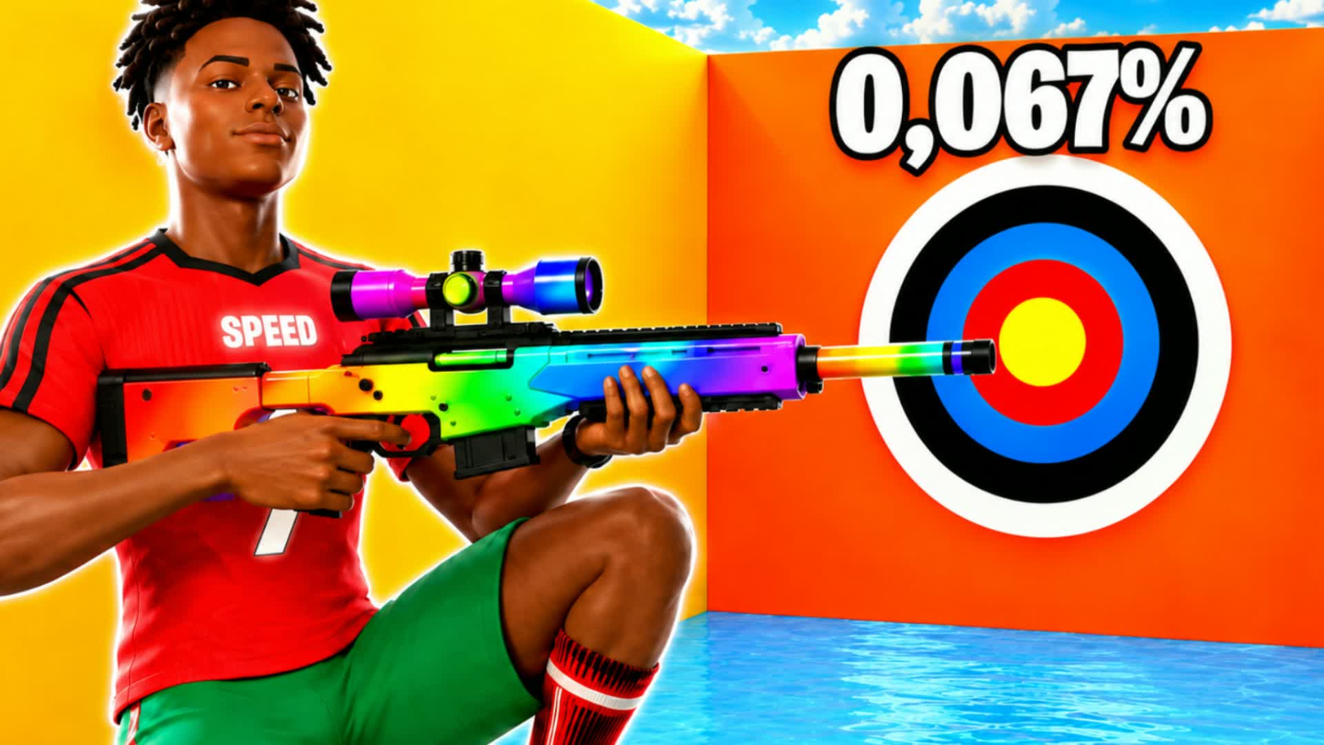 🌪️🎲 ORANGE TRICKSHOT VOID PARKOUR 👑 — Fortnite Creative map