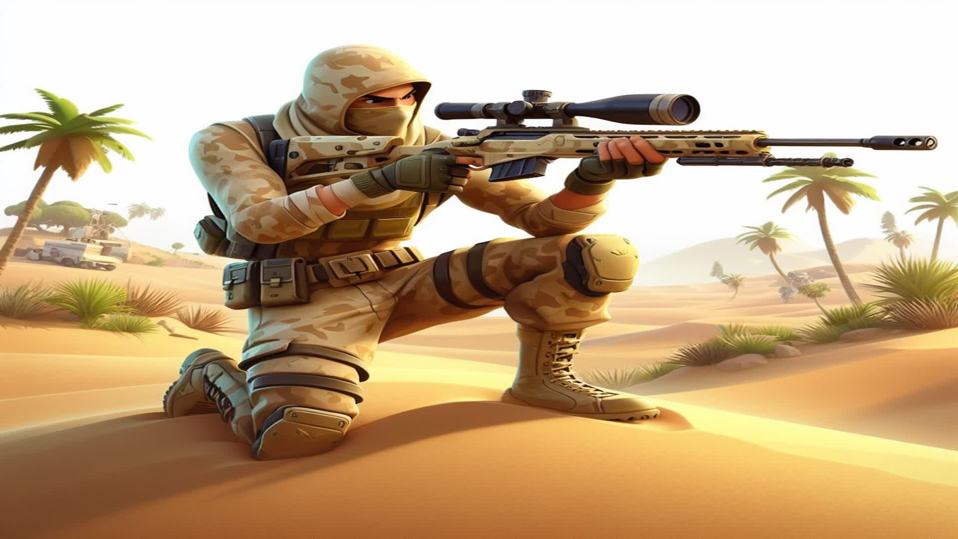 Sniper training — Fortnite Creative map