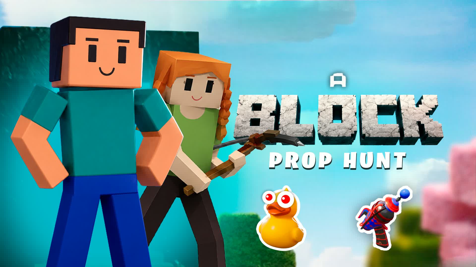 BLOCK PROP HUNT — Fortnite Creative map
