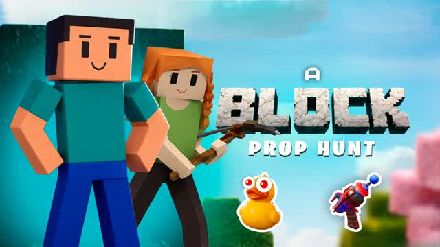 BLOCK PROP HUNT — Fortnite Creative map cover art