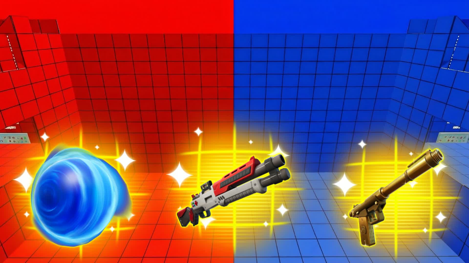 🔴🔵 RED VS BLUE ENDGAME — Fortnite Creative map