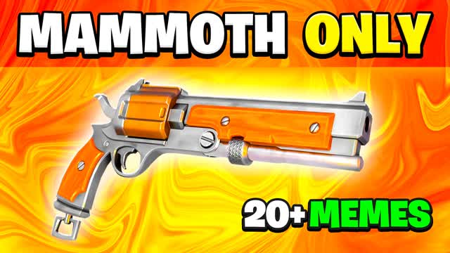 MEME MAMMOTH ONE SHOT🎯 — Fortnite Creative map cover art