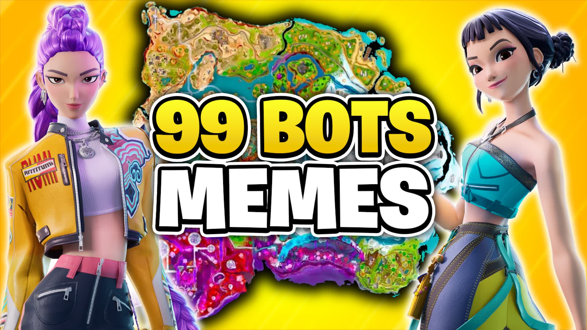 KPOP HUNTERS 99 BOTS ROYALE FREE FOR ALL — Fortnite Creative map