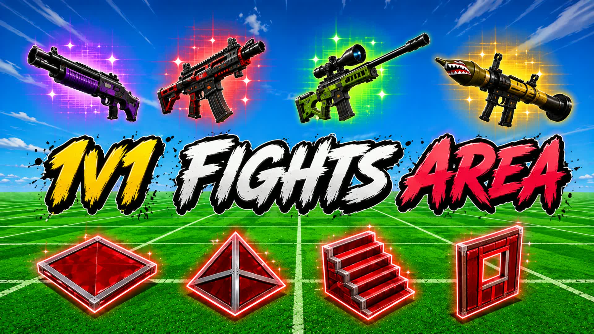 1V1 AREA FIGHTS — Fortnite Creative map