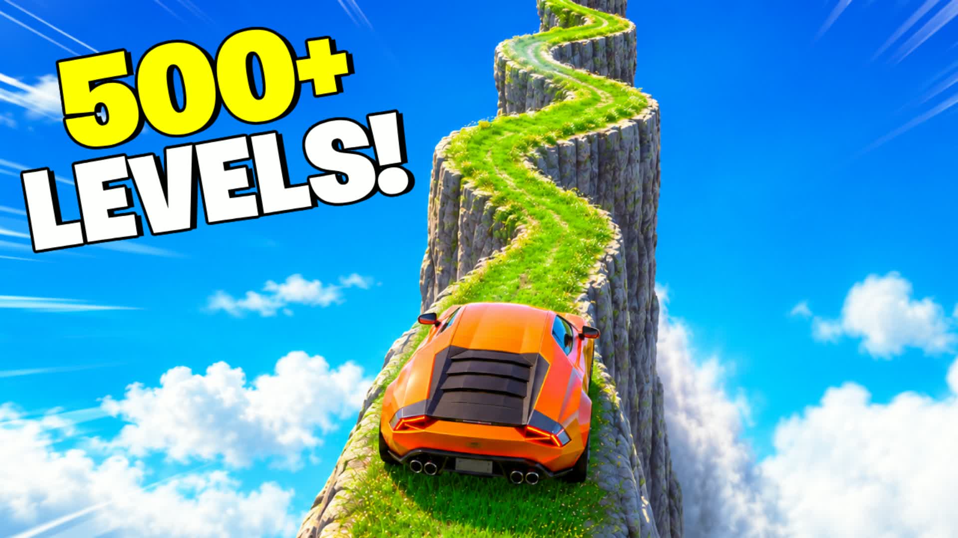 ONLY UP DRIVE 🚗 CARS — Fortnite Creative map