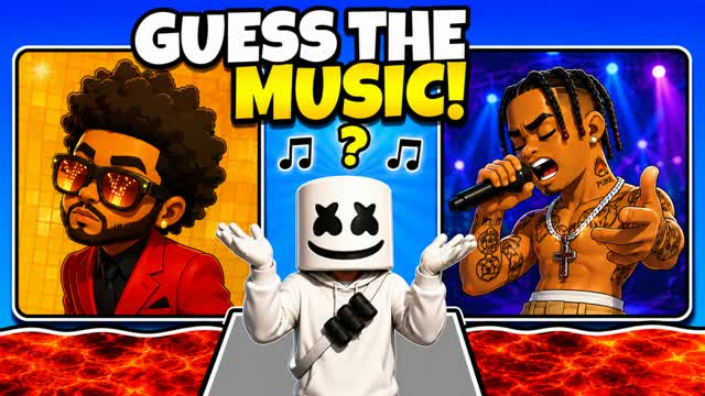 GUESS THE MUSIC 🔊🎵 — Fortnite Creative map