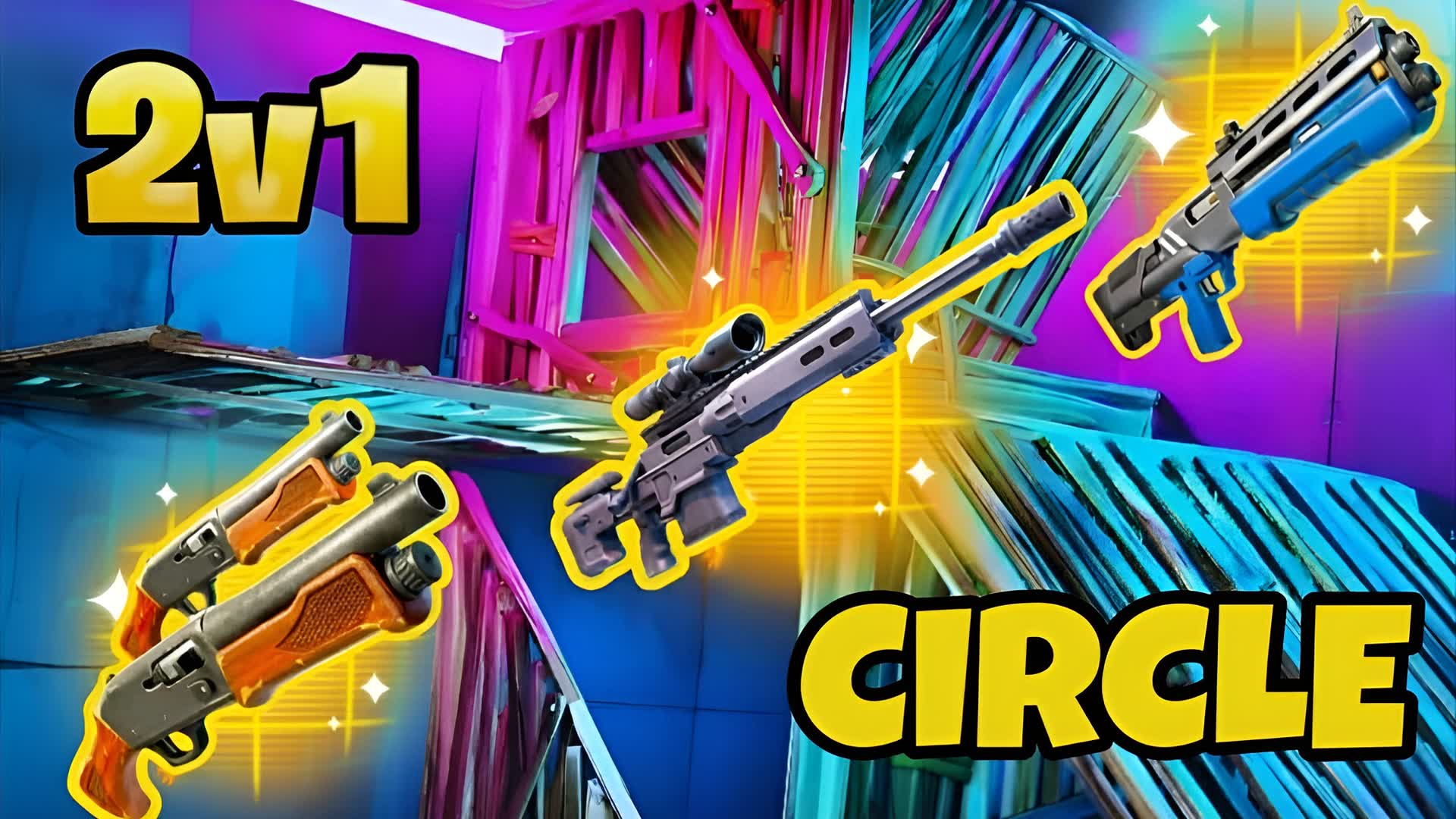 PIECE CONTROL 2V1 CIRCLE — Fortnite Creative map