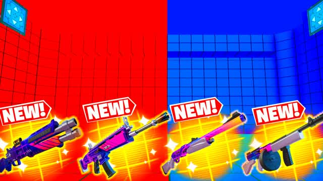 RED VS BLUE 🔴🔵 NO MISS! — Fortnite Creative map