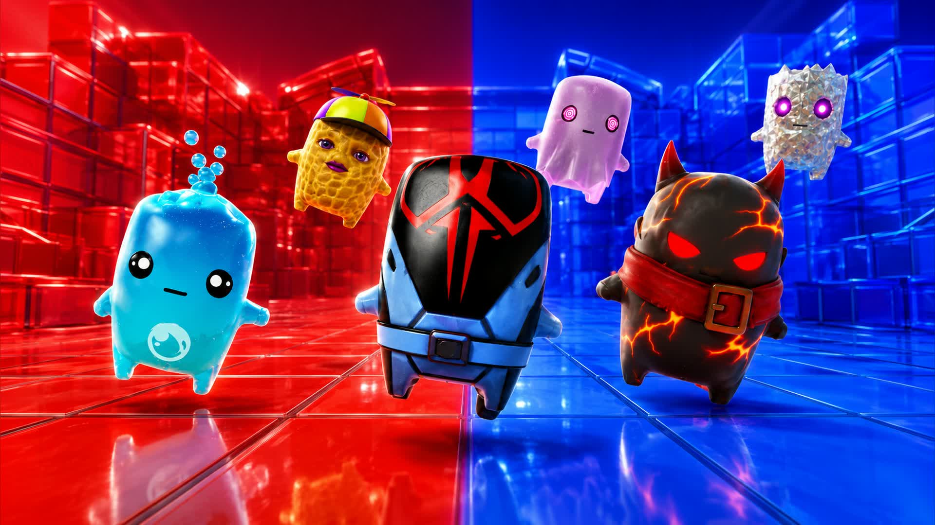 RED VS BLUE VOLT RUN 🔴🔵 — Fortnite Creative map