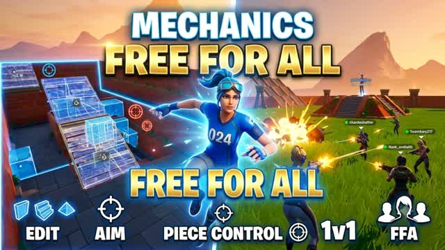 MECHANICS - FREE FOR ALL — Fortnite Creative map