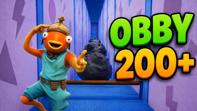 OBBY 200+ — Fortnite Creative map cover art