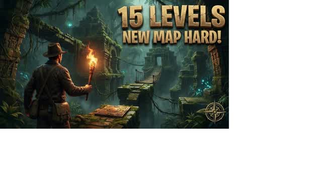 deathrun 16 levels hard! — Fortnite Creative map