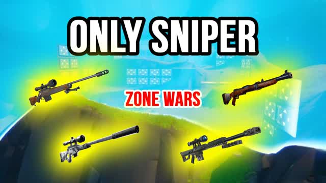 SNIPER ZONE WARS🌩️ — Fortnite Creative map cover art