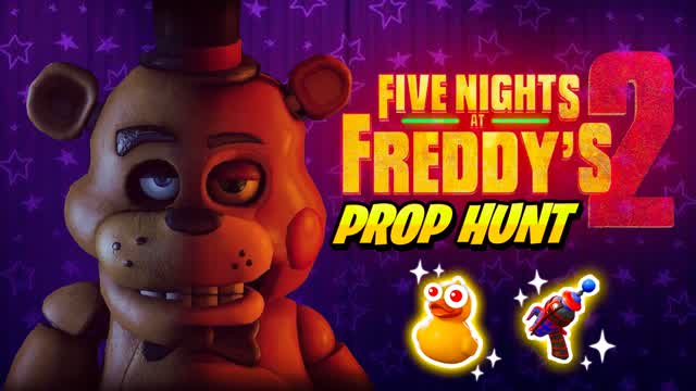 FNAF PROP HUNT - FIVE NIGHTS AT FRADDY — Fortnite Creative map cover art