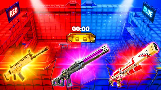 CRAZY RVB RED VS BLUE🔴🔵ََ — Fortnite Creative map