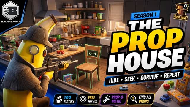 PROP HUNT: BlackMirrows — Fortnite Creative map