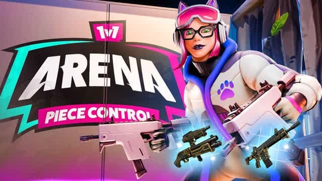 ARENA PIECE CONTROL 1V1 — Fortnite Creative map cover art