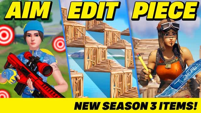🎯Aim Edit Piece & 1v1 Freebuild RANKED — Fortnite Creative map