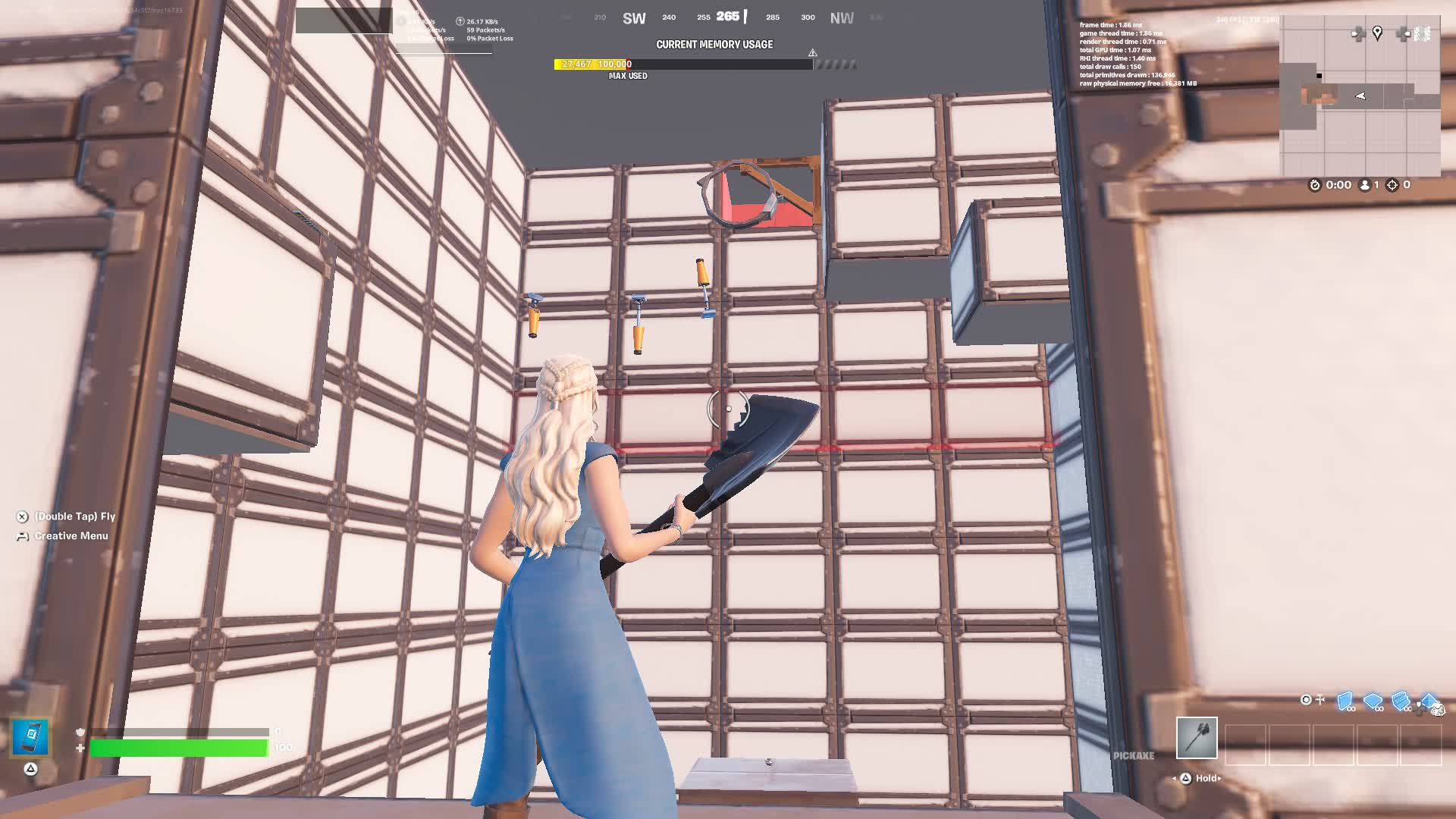 The hardest parkour — Fortnite Creative map
