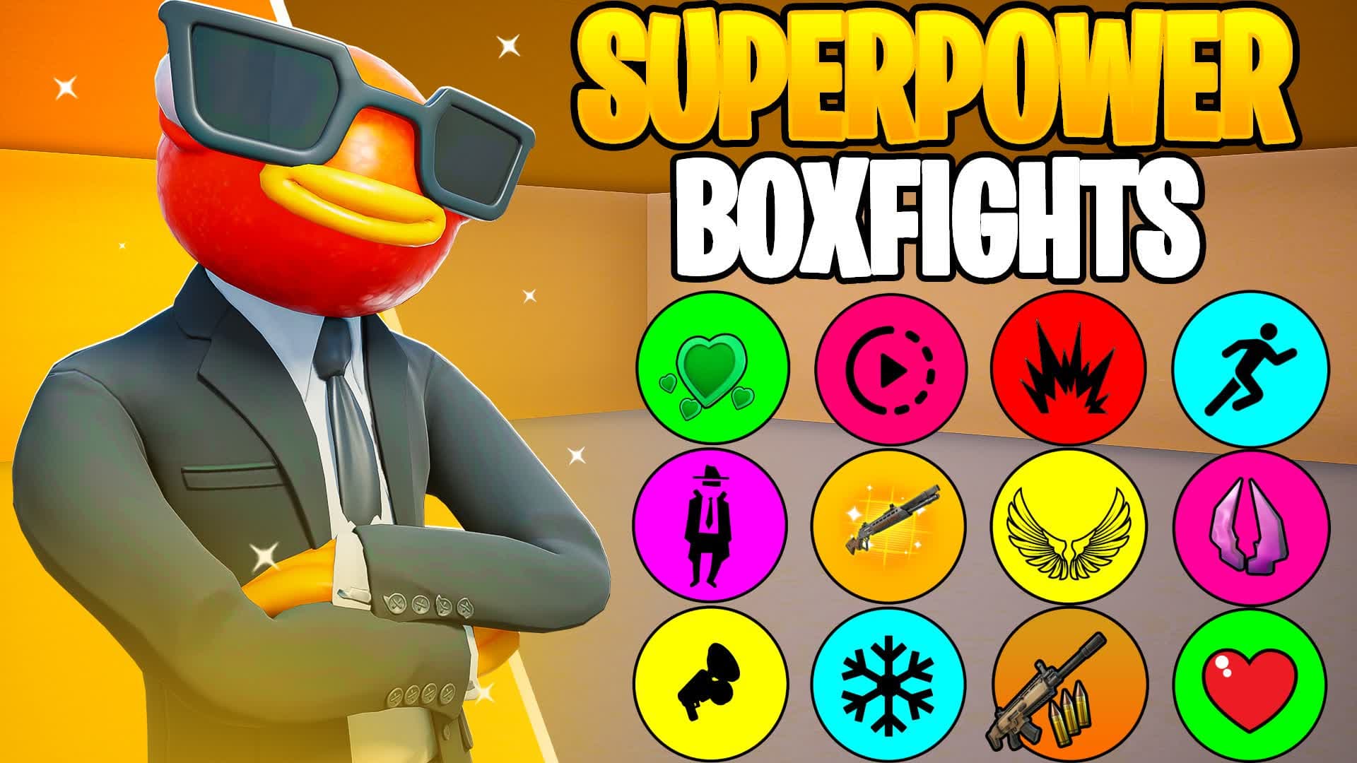 Super Power Box Fight — Fortnite Creative map