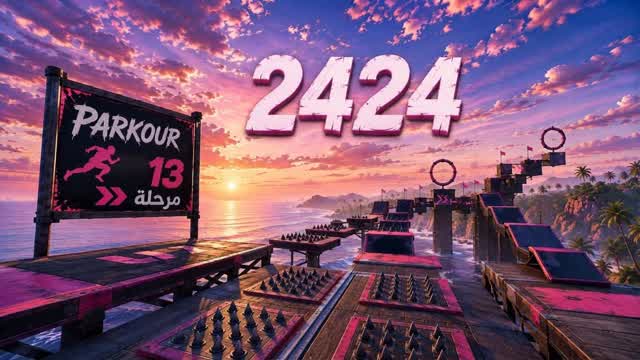 PARKOUR FRIEND : 2424 — Fortnite Creative map cover art