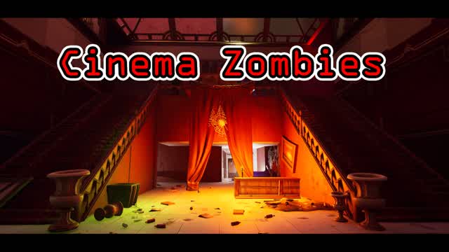 Cinema Zombies 🧟 — Fortnite Creative map cover art