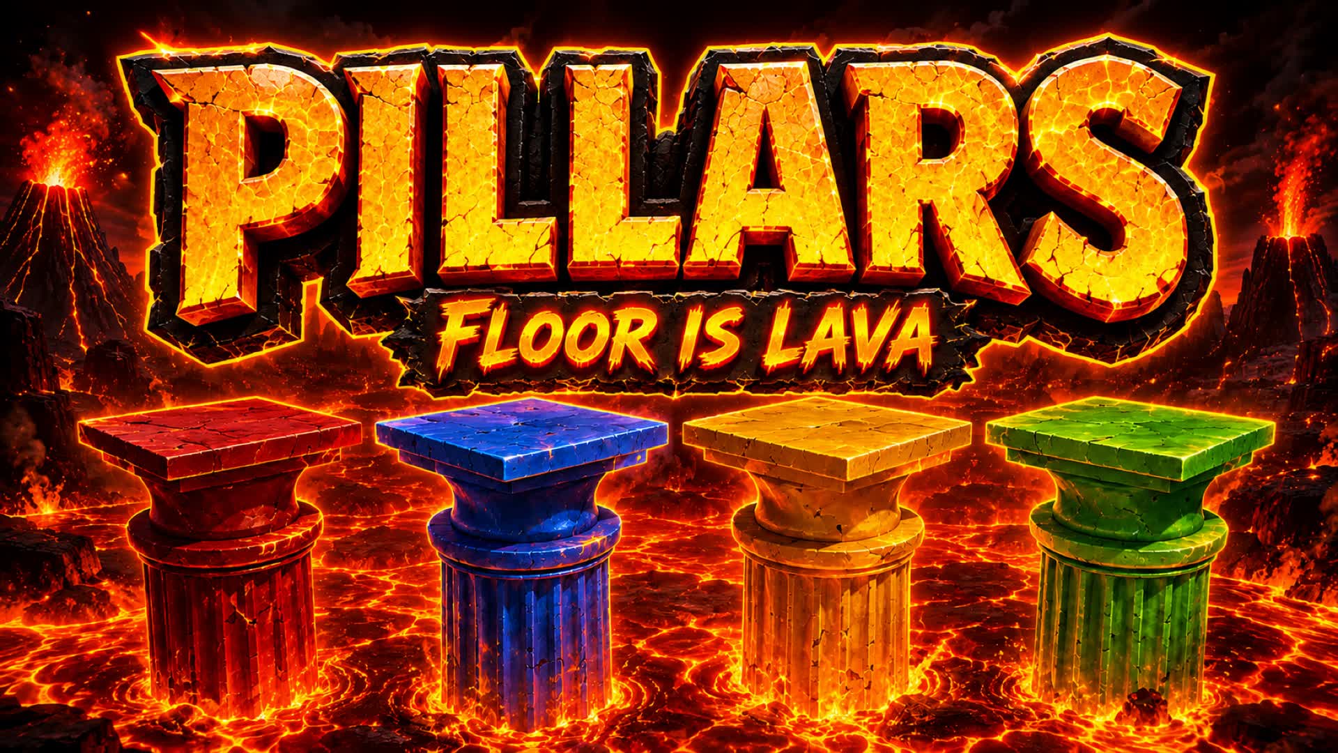 PILLARS: FLOOR IS LAVA 4 — Fortnite Creative map