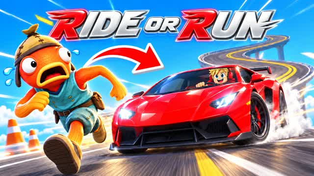 RIDE OR RUN — Fortnite Creative map