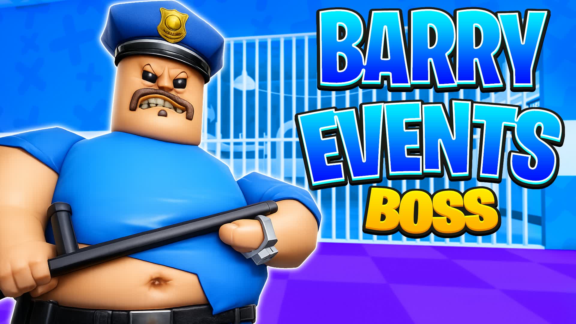 👮‍♂️ESCAPE BARRY BOSS FIGHT EVENT👮‍♂️ — Fortnite Creative map