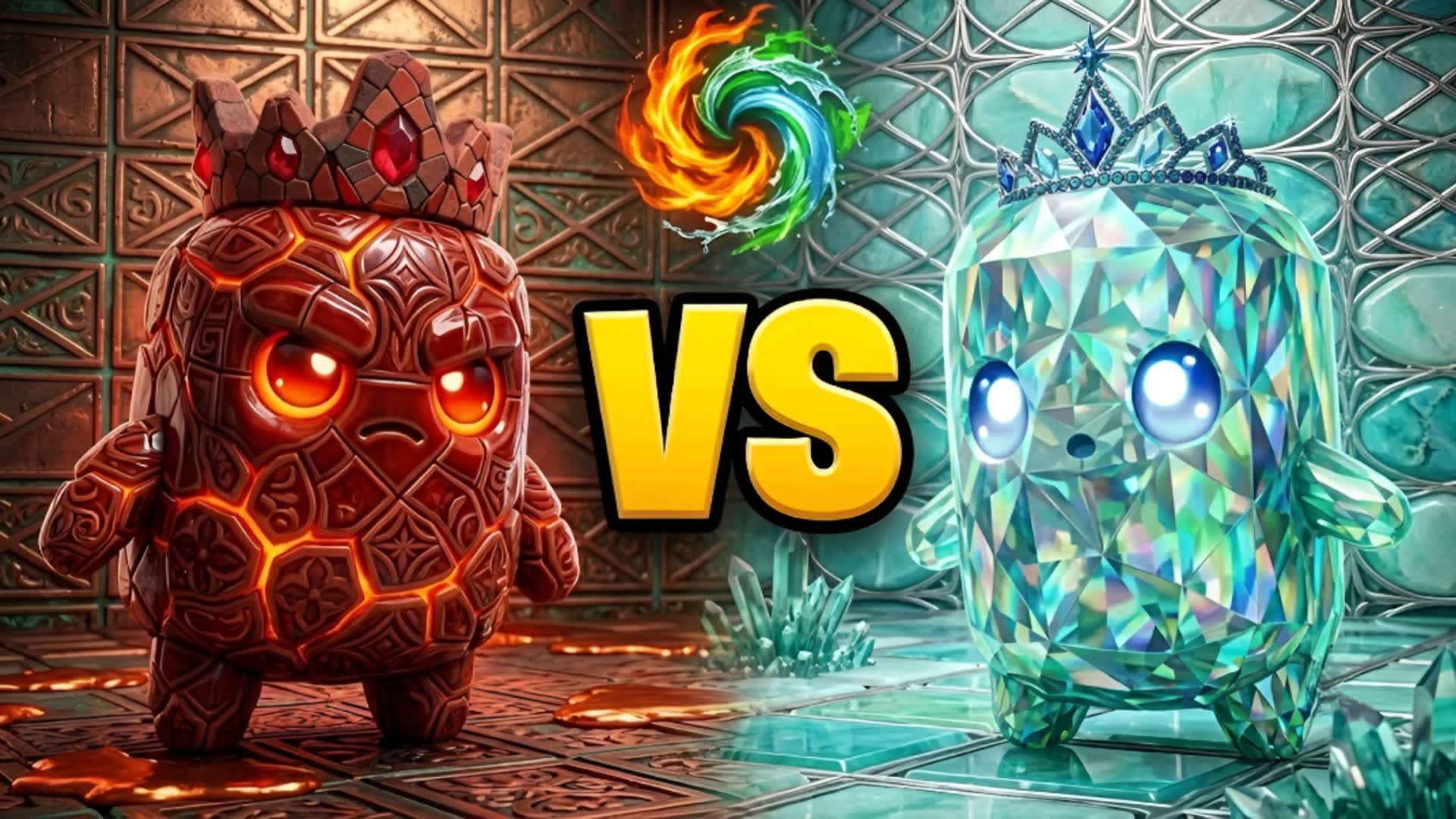 RED VS BLUE 🔴🔵 AIRDROP EVERY 📦 — Fortnite Creative map