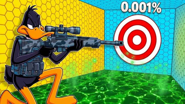 🦆 TRICKSHOT QUACK QUACK 80 Levels 🎯 — Fortnite Creative map
