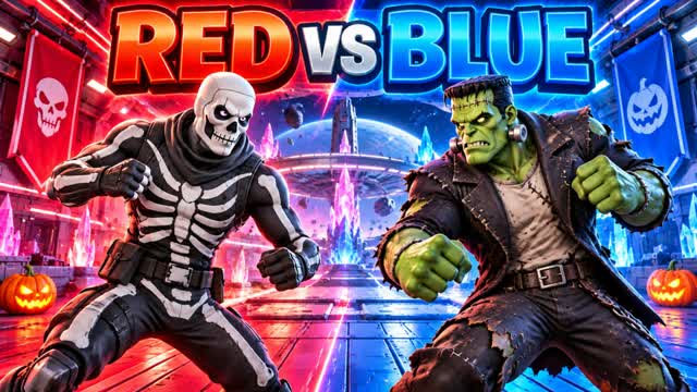 👑 RUBY REBELLION VS COBALT CROWN 💎 — Fortnite Creative map
