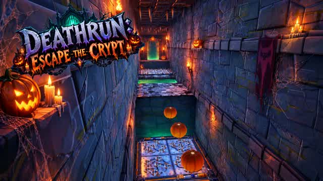🎃 Deathrun: Escape the Crypt 🎃 — Fortnite Creative map