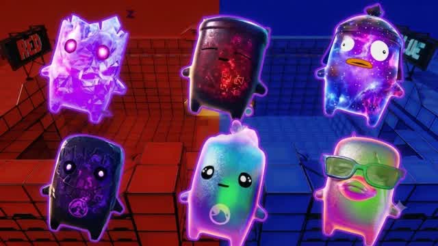 RED VS BLUE BLOB — Fortnite Creative map