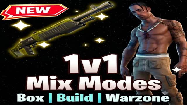 1V1 MIX Modes — Fortnite Creative map cover art