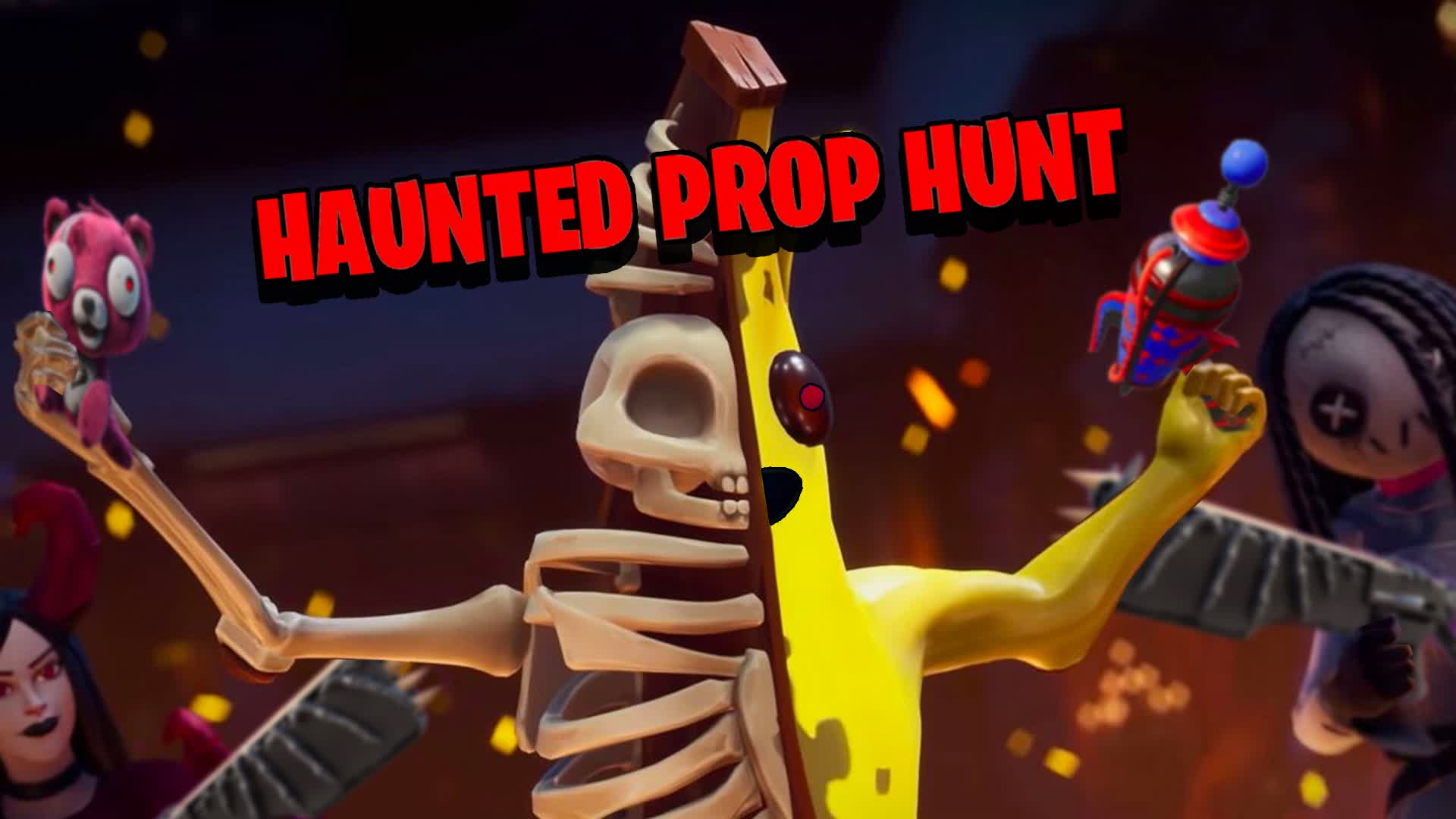 Haunted Prop Hunt — Fortnite Creative map