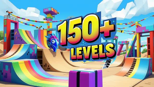 MEGA OBBY 150 🏃 — Fortnite Creative map cover art