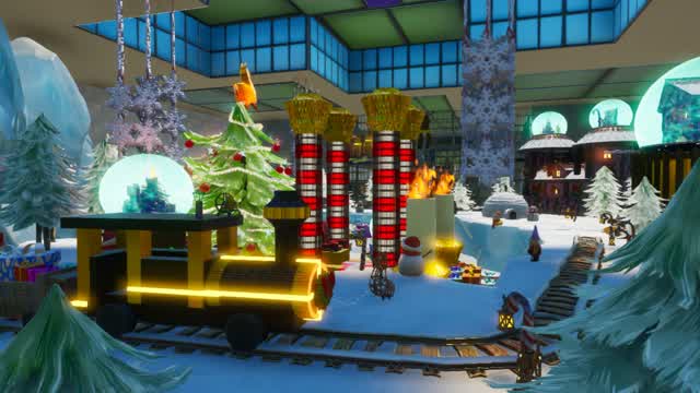 Mall Santa Hiding Game — Fortnite Creative map cover art