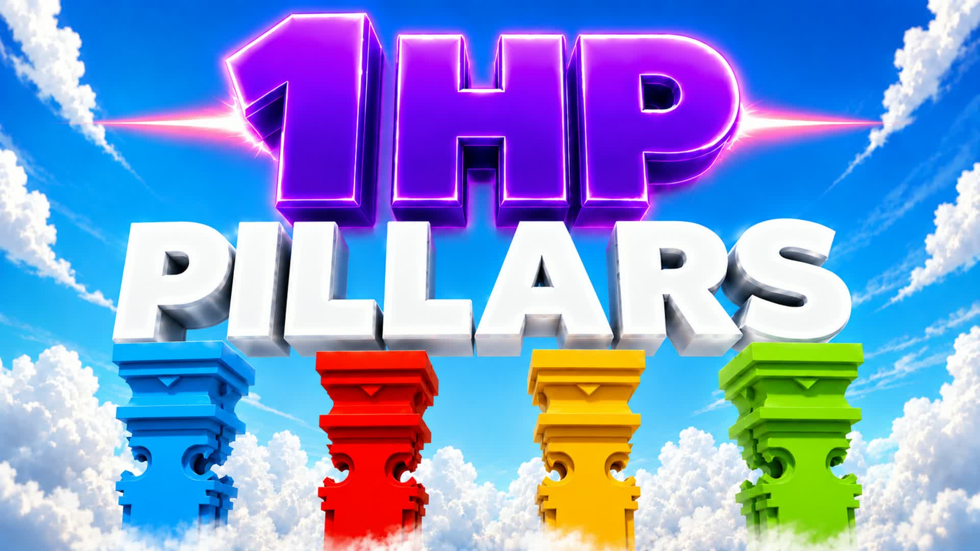 1HP Pillars — Fortnite Creative map