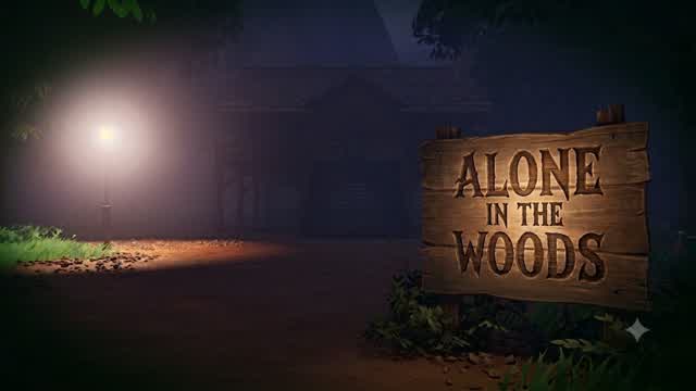 Alone in the Woods (Horror Escape Room) — Fortnite Creative map cover art