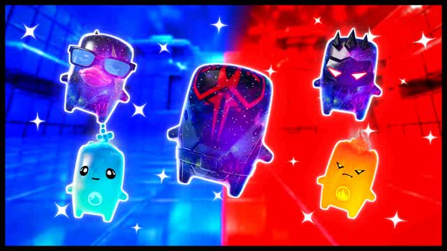 RED VS BLUE VELOCITY MARK 🔴🔵 — Fortnite Creative map cover art