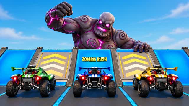 🧟 ZOMBIE RUSH (CO-OP) ⭐ — Fortnite Creative map cover art